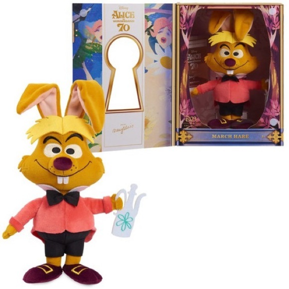 Disney Other - Disney Alice in Wonderland 70th March Hare Exclusive Plush 9.5-Inch Plush